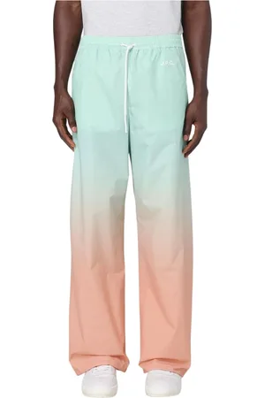 A.P.C. Spodnie, Mężczyzna, Wielobarwność, L, Wielobarwne Spodnie Wide Leg