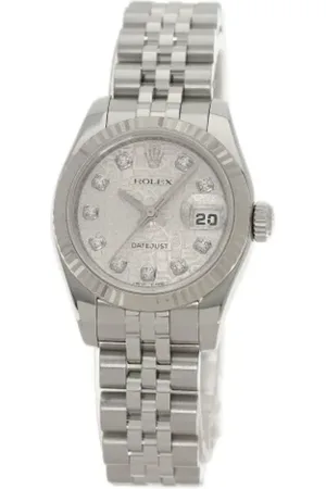 Rolex Pre-owned, Kobieta, Szary, ONE SIZE, Pre-owned Canvas watches