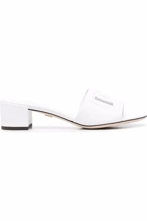 Dolce & Gabbana Buty, Kobieta, Biały, 40 1/2 EU, Stylowe Mules Cr 1139Ay 32980001