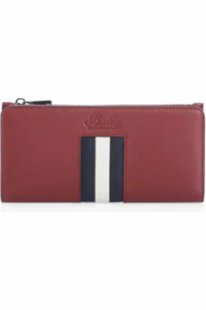 Bally Akcesoria, Kobieta, Czerwony, ONE SIZE, Zegarek Portfele i Etui na Karty na Co Dzień