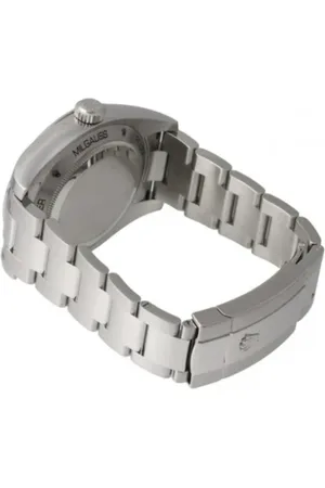 Rolex Pre-owned, Mężczyzna, Czarny, ONE SIZE, Pre-owned Stainless Steel watches