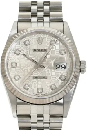 Rolex Pre-owned, Mężczyzna, Szary, ONE SIZE, Pre-owned Stainless Steel watches