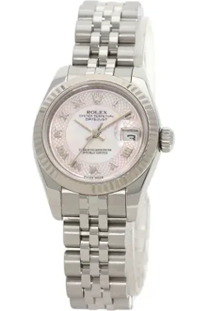 Rolex Pre-owned, Kobieta, Biały, ONE SIZE, Pre-owned Gold watches