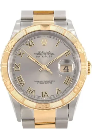 Rolex Pre-owned, Mężczyzna, Żółty, ONE SIZE, Len, Pre-owned Stainless Steel watches
