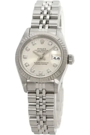 Rolex Pre-owned, Kobieta, Szary, ONE SIZE, Pre-owned White Gold watches