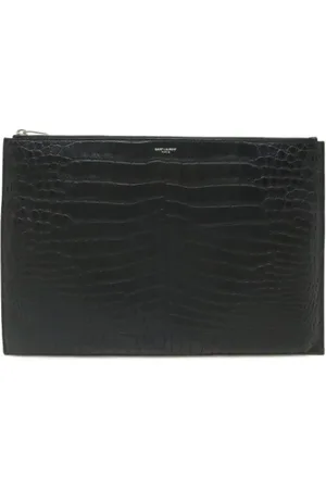 Saint Laurent Pre-owned, Kobieta, Czarny, ONE SIZE, Skóra, Pre-owned Leather clutches