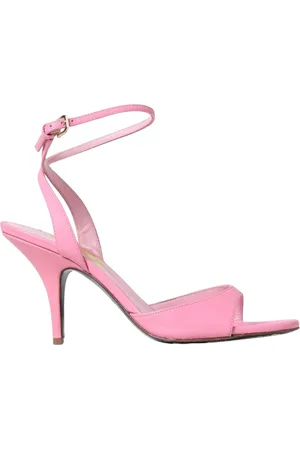 Patrizia Pepe Buty, Kobieta, Różowy, 39 1/2 EU, Czarne Slingbacki na Obcasie