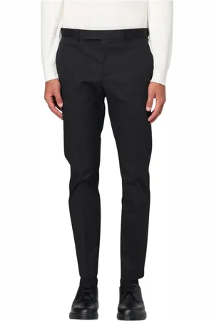 PT Torino Spodnie, Mężczyzna, Czarny, 2XL, Nowoczesne Czarne Spodnie Slim-Fit