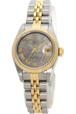 Rolex Pre-owned, Kobieta, Czarny, ONE SIZE, Pre-owned Stainless Steel watches