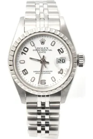 Rolex Pre-owned, Kobieta, Biały, ONE SIZE, Pre-owned Metal watches