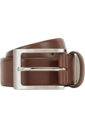 HUGO BOSS Akcesoria, Mężczyzna, brązowy, 115 CM, Skóra, Stylowy pasek w świetnej cenie