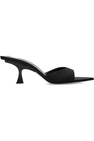 The Attico Buty, Kobieta, Czarny, 36 EU, Klapki na obcasie `Bes`
