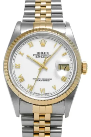 Rolex Pre-owned, Mężczyzna, Biały, ONE SIZE, Pre-owned Yellow Gold watches