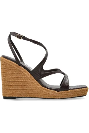 Jimmy Choo Buty, Kobieta, brązowy, 37 EU, Sandały `Ayla` na koturnie