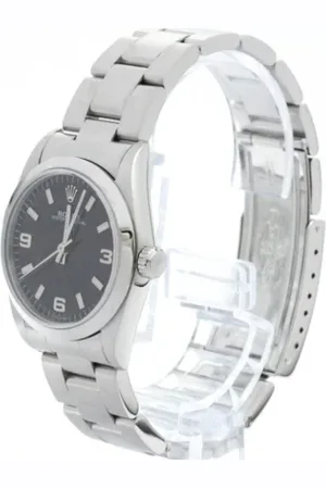 Rolex Pre-owned, unisex, Czarny, ONE SIZE, Pre-owned Stainless Steel watches