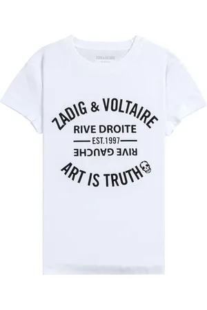 Zadig & Voltaire Koszulki, Kobieta, Biały, L, Koszule Walk Blason
