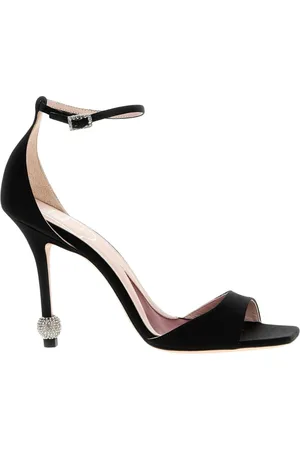 Roger Vivier Buty, Kobieta, Czarny, 39 EU, Eleganckie sandały na wysokim obcasie
