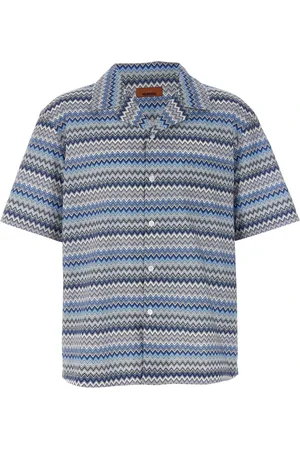 Missoni Koszule, Mężczyzna, Szary, M, Szara Casualowa Koszula dla Mężczyzn