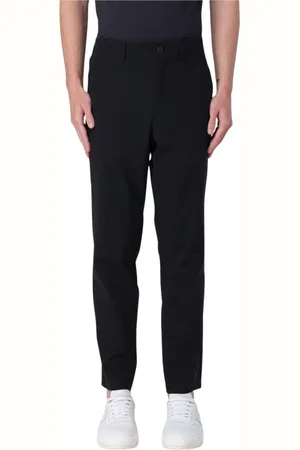save the duck Spodnie, Mężczyzna, Czarny, W31, Pikowane Spodnie Slim Fit z Kieszeniami