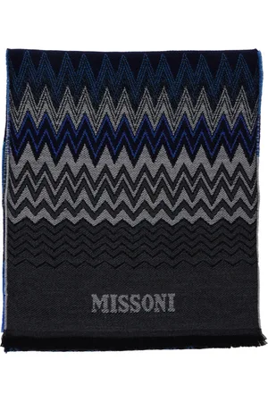 Missoni Akcesoria, Mężczyzna, Czarny, ONE SIZE, Wielokolorowy Szalik U9911