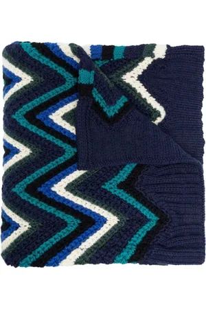 Missoni Akcesoria, Mężczyzna, Niebieski, ONE SIZE, Winter Scarves