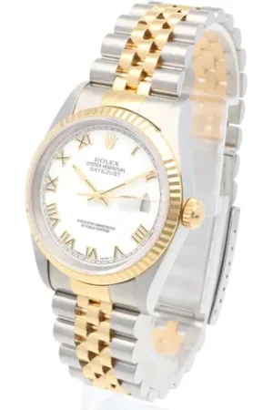 Rolex Pre-owned, Mężczyzna, Biały, ONE SIZE, Pre-owned Stainless Steel watches