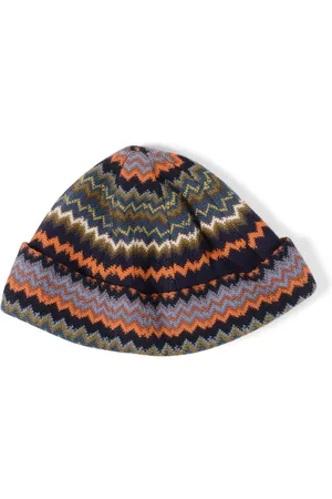 Missoni Akcesoria, Kobieta, Wielobarwność, ONE SIZE, Bawełna, Wielokolorowy Wełna Bawełna Beanie