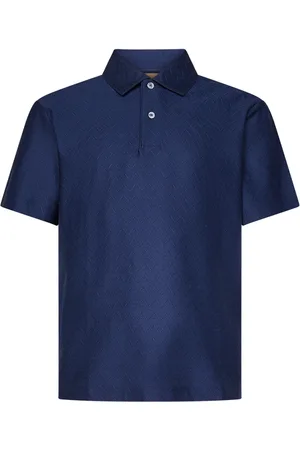 Missoni Koszulki, Mężczyzna, Niebieski, M, Niebieski Polo z Haftem Zig Zag