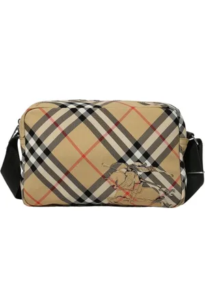 Burberry Torebki, Mężczyzna, Beżowy, ONE SIZE, Equestrian Style Crossbody Torba
