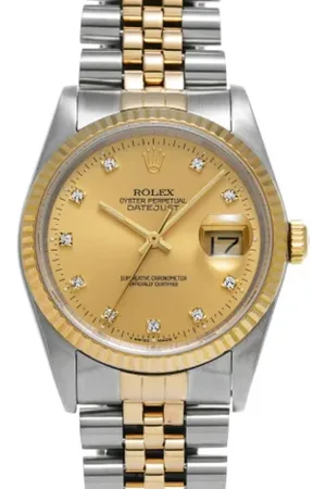Rolex Pre-owned, Mężczyzna, Żółty, ONE SIZE, Pre-owned Stainless Steel watches