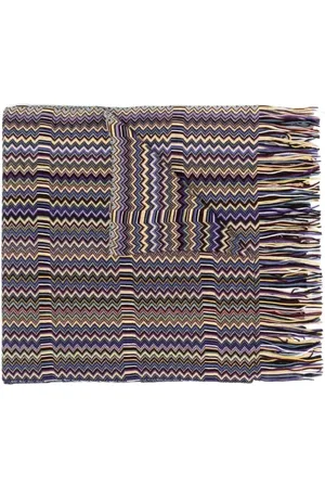 Missoni Akcesoria, Kobieta, Wielobarwność, ONE SIZE, Wielobarwna Chusta Lana