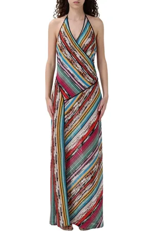 Missoni Sukienki, Kobieta, Wielobarwność, S, Wzorzysta Sukienka Maxi