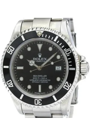 Rolex Pre-owned, Mężczyzna, Czarny, ONE SIZE, Pre-owned Stainless Steel watches