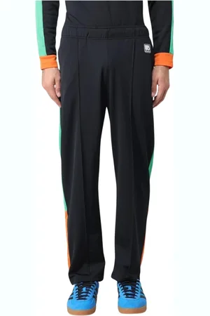 WALES BONNER Spodnie, Mężczyzna, Czarny, S, Czarne Track Pants dla Mężczyzn