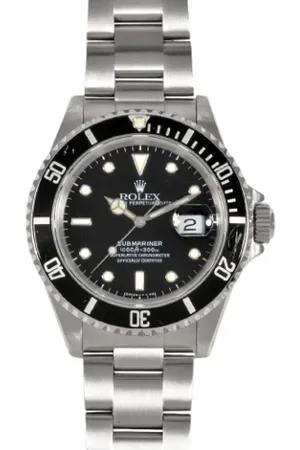 Rolex Pre-owned, Mężczyzna, Czarny, ONE SIZE, Pre-owned Stainless Steel watches