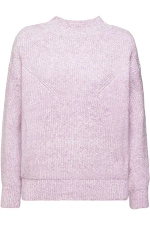 ESPRIT Swetry, Kobieta, Różowy, L, Bawełna, Uniwersalne Bluzy i Swetry
