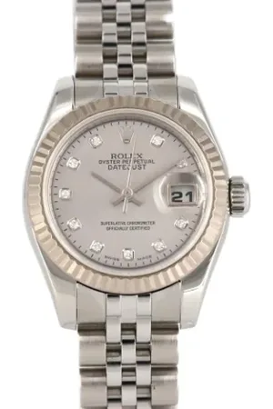Rolex Pre-owned, Kobieta, Beżowy, ONE SIZE, Pre-owned Stainless Steel watches