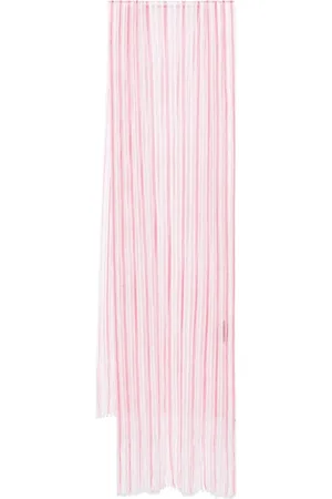 Missoni Akcesoria, Kobieta, Różowy, ONE SIZE, Różowy Szalik z Cekinami i Frędzlami