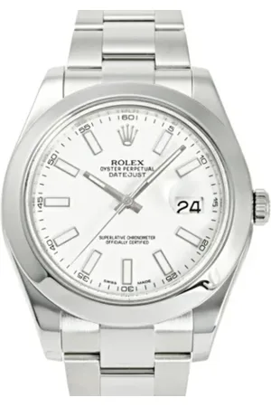 Rolex Pre-owned, Mężczyzna, Biały, ONE SIZE, Pre-owned Stainless Steel watches