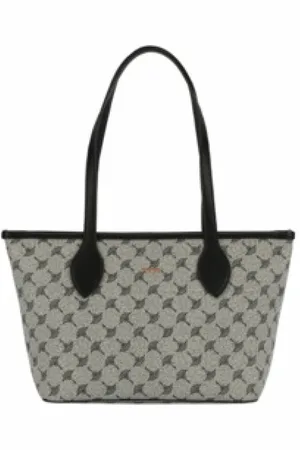 JOOP! Torebki, Kobieta, Szary, ONE SIZE, Beżowa Torba Shopper z Zamknięciem na Zamek Błyskawiczny