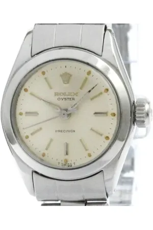 Rolex Pre-owned, Kobieta, Szary, ONE SIZE, Pre-owned Stainless Steel watches