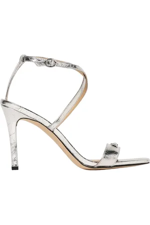 Michael Kors Buty, Kobieta, Szary, 38 EU, Eleganckie Płaskie Sandały z Paskami