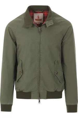Baracuta Kurtki, Mężczyzna, Zielony, XS, Klasyczna kurtka Harrington w kolorze Army
