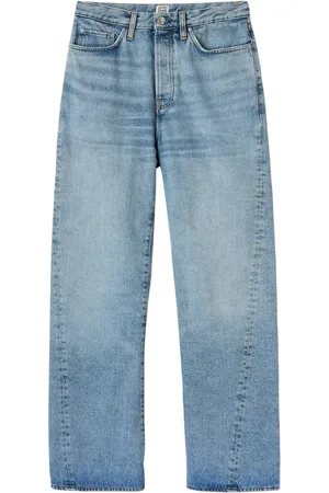 Totême Jeansy, Kobieta, Niebieski, W28, Denim, Twisted Seam Denim Full Length