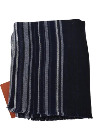Missoni Akcesoria, Mężczyzna, Wielobarwność, ONE SIZE, Wełniany Szal w Paski z Haftowanym Logo