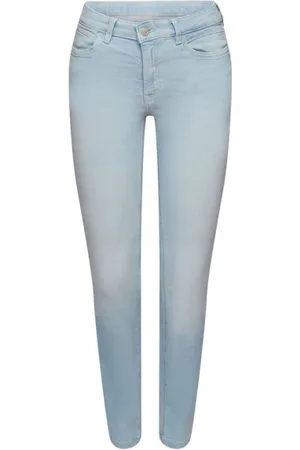 ESPRIT Jeansy, Kobieta, Niebieski, W32 L32, Niebieskie Dżinsy Damskie Klasyczny Fason