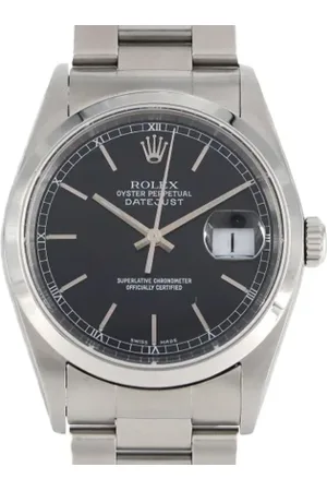 Rolex Pre-owned, Mężczyzna, Czarny, ONE SIZE, Pre-owned Stainless Steel watches