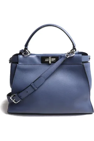 Fendi Pre-owned, Kobieta, Niebieski, ONE SIZE, Skóra, Pre-owned Leather fendi-bags