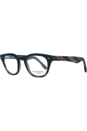 Ermenegildo Zegna Akcesoria, Mężczyzna, Czarny, ONE SIZE, Czarne Okulary Optyczne Dla Mężczyzn Pełna oprawka