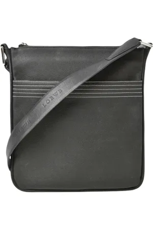 Loewe Pre-owned, Kobieta, Czarny, ONE SIZE, Pre-owned Canvas shoulder-bags